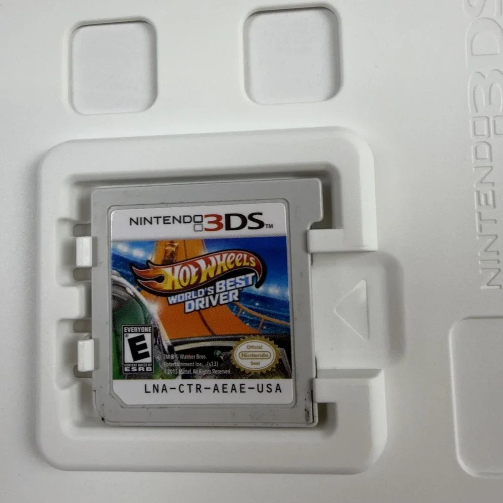 Hot Wheels World's Best Driver Nintendo 3DS Game WB Games E NTSC-U/C 2013 CIB